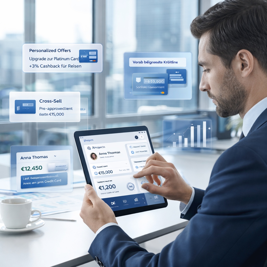 ACCELERAID Banking Platform — personalised offers and cross-sell dashboard
