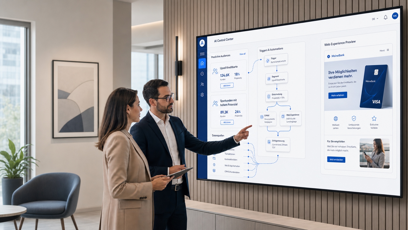 Credit Card Issuer KI-Plattform — ACCELERAID CLM und Prediction Engine für Kreditkartenanbieter