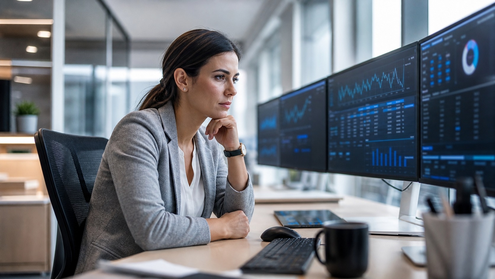 Banking professional presenting campaign trigger automation — ACCELERAID Trigger Engine